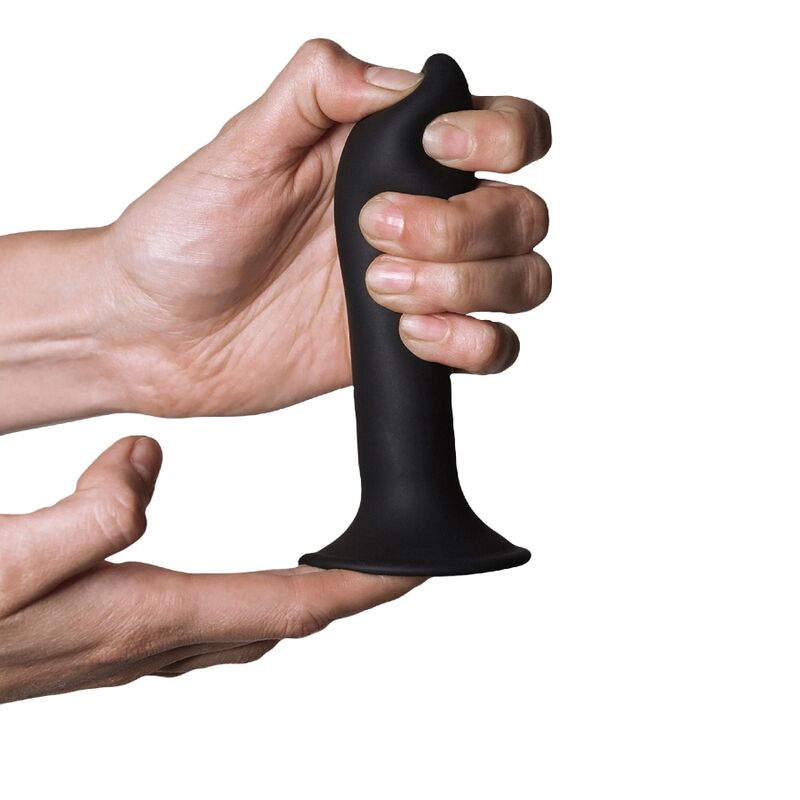 ADRIEN LASTIC Hitsens 5 Dildo in silicone nero – Design innovativo con doppia densità per un piacere unico