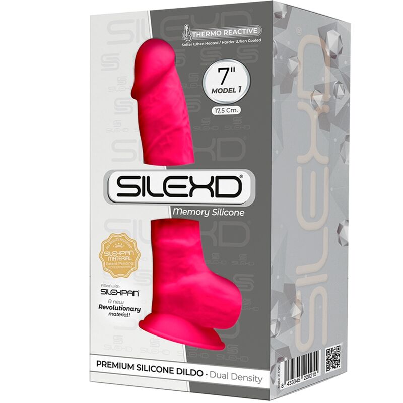 SILEXD Modello 1 Fucsia – Giocattolo erotico in silicone di alta qualità per un piacere autentico