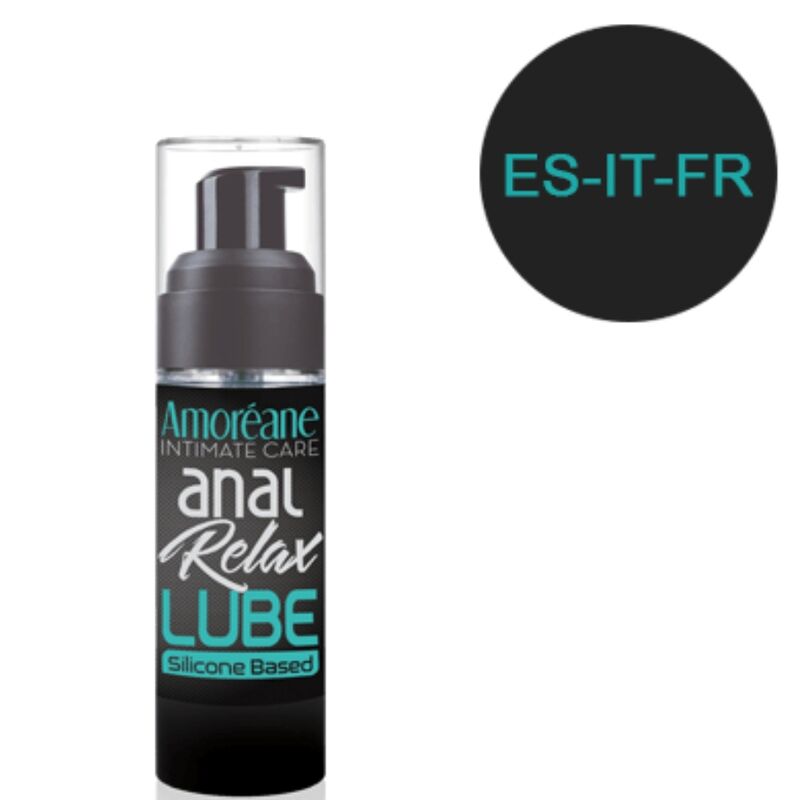 Lubrificante anale al silicone AMOREANE 30 ml – Lubrificante rilassante per un maggiore piacere e comfort