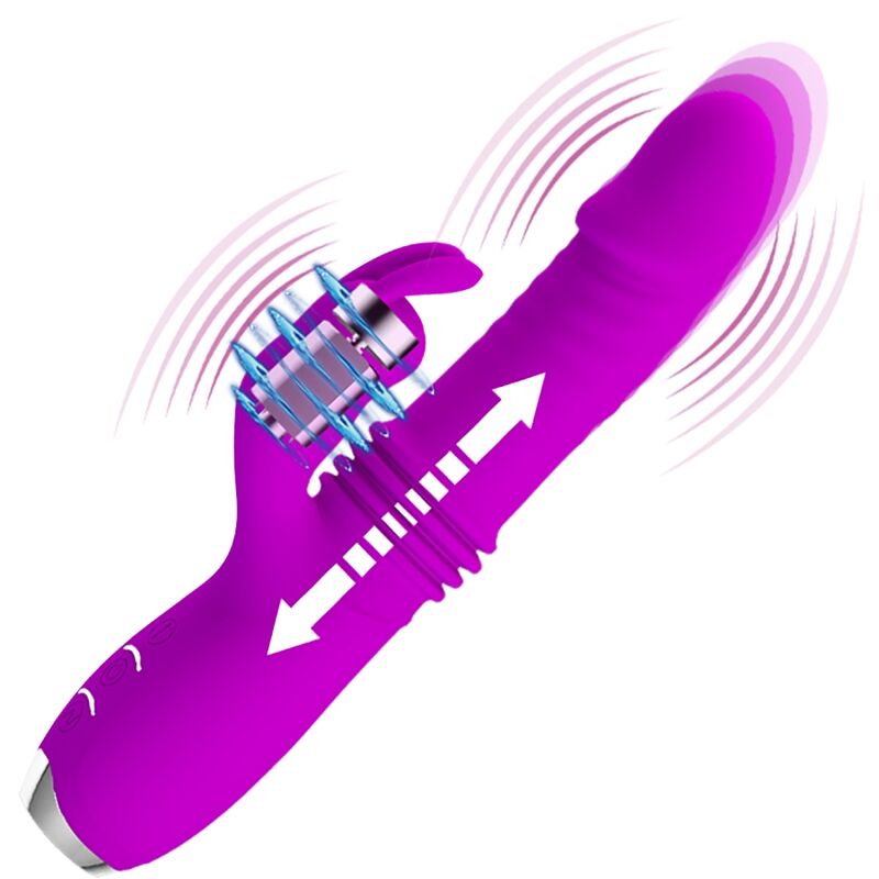 Comprar Pretty Love Dorothy Vibrador Conejo Recargable Morado – Diseño Elegante Para Placer Versátil-Noxtic