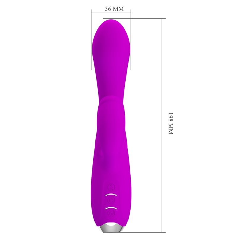 Comprar PRETTY LOVE Gloria Vibrador Conejo Recargable – Diseño Elegante Con Material Suave e Impermeable-Noxtic
