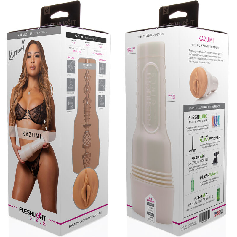 FLESHLIGHT Girls Kazumi – Juguete Erótico Con Diseño Ergonómico Para Autoexploración Confortable