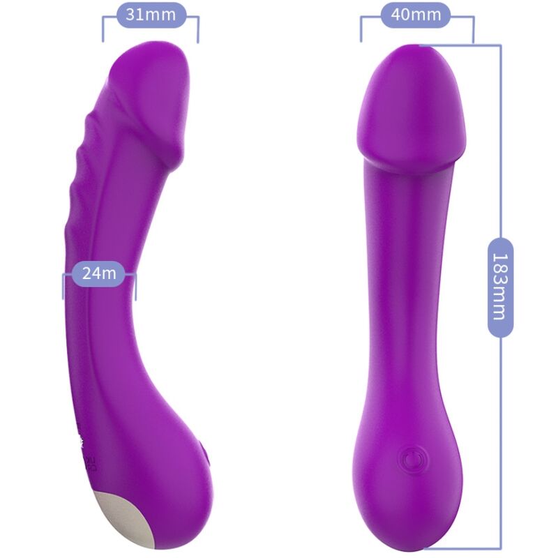 Comprar ARMONY Dildo Vibrador Punto G Violeta – Diseño Ergonómico Con Funcionalidad Recargable-Noxtic