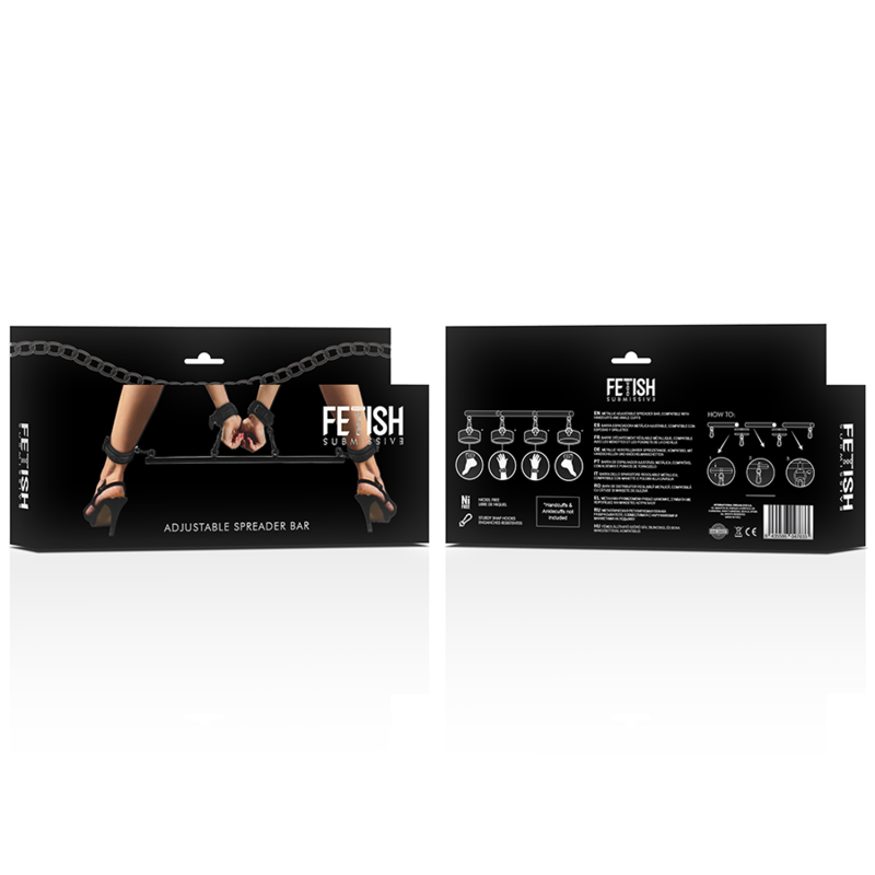 Barra divaricatrice regolabile FETISH Submissive – Design modulare per un'esplorazione sicura ed elegante