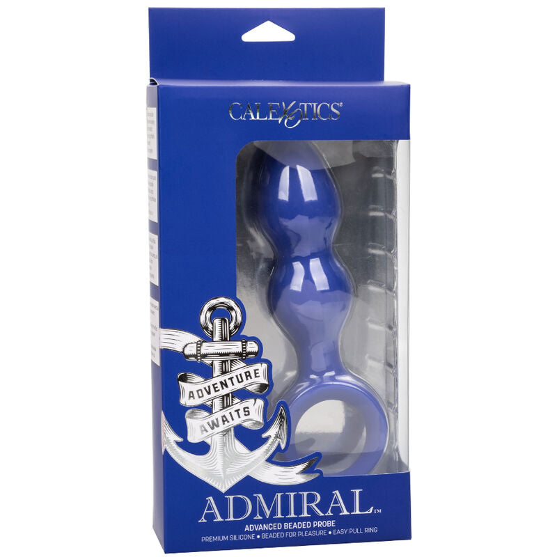 CALEXOTICS Admiral Plug Anal Avanzado Azul – Silicona Médica Suave Para Comodidad Óptima