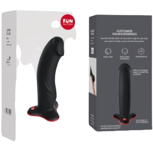 Comprar Fun Factory The Boss Dildo Realistico Negro – Dildo Con Textura Realista Y Diseño Ergonomico-Noxtic