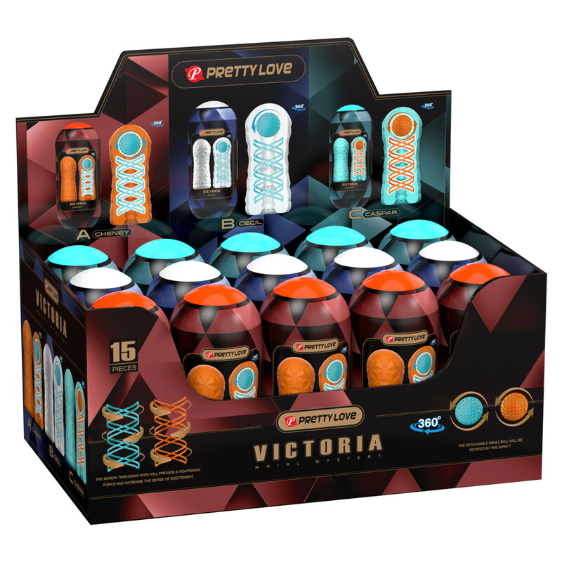 Comprar Pretty Love Masturbador Victoria 15 Unidades – Variedad De Estilos Para Una Experiencia Única De Placer-Noxtic