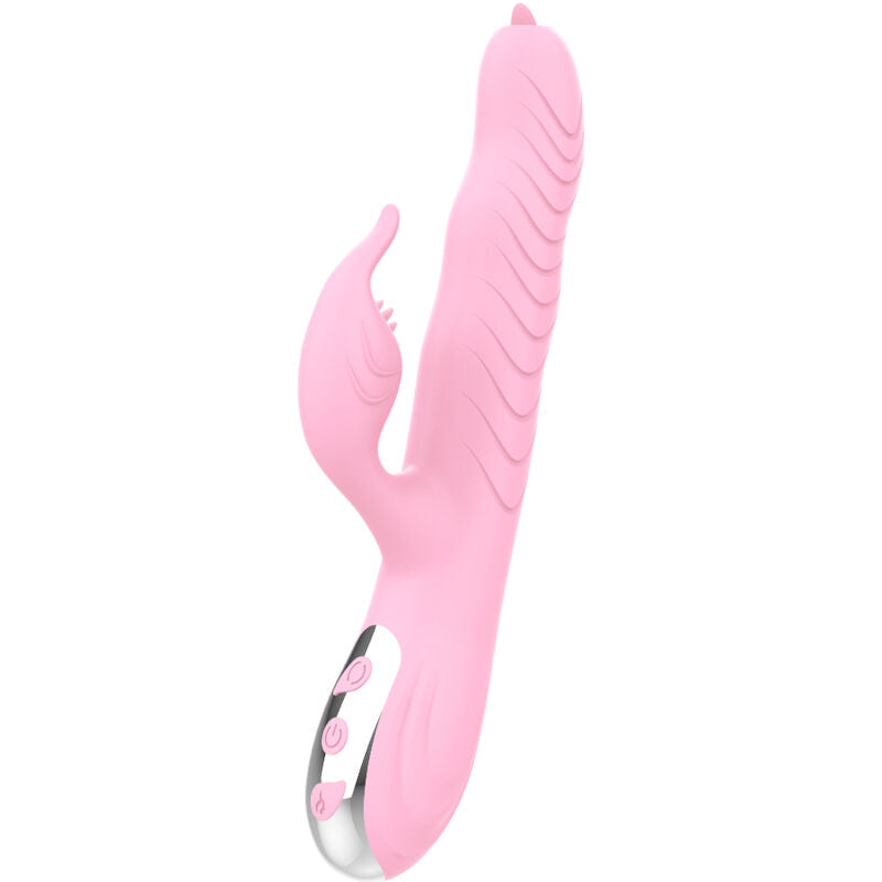 Vibratore a doppia lingua Armony Marcia Pink – Stimolatore termico per un piacere maggiore