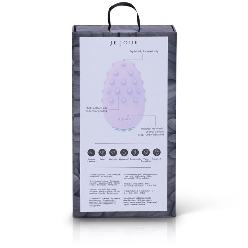JE JOUE Masajeador Mimi Deux Lila – Vibrador Recargable Con Diseño Innovador De Doble Superficie
