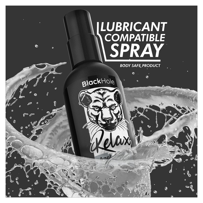 Spray Rilassante Anale BLACK HOLE 30ml – Formula Innovativa per il Comfort Durante l'Esplorazione