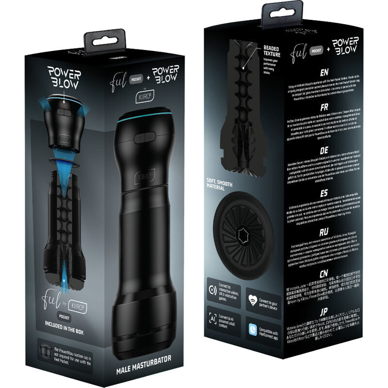Comprar KIIROO Feel Pocket Masajeador Masculino – Diseño Compacto Para Placer Personalizado-Noxtic