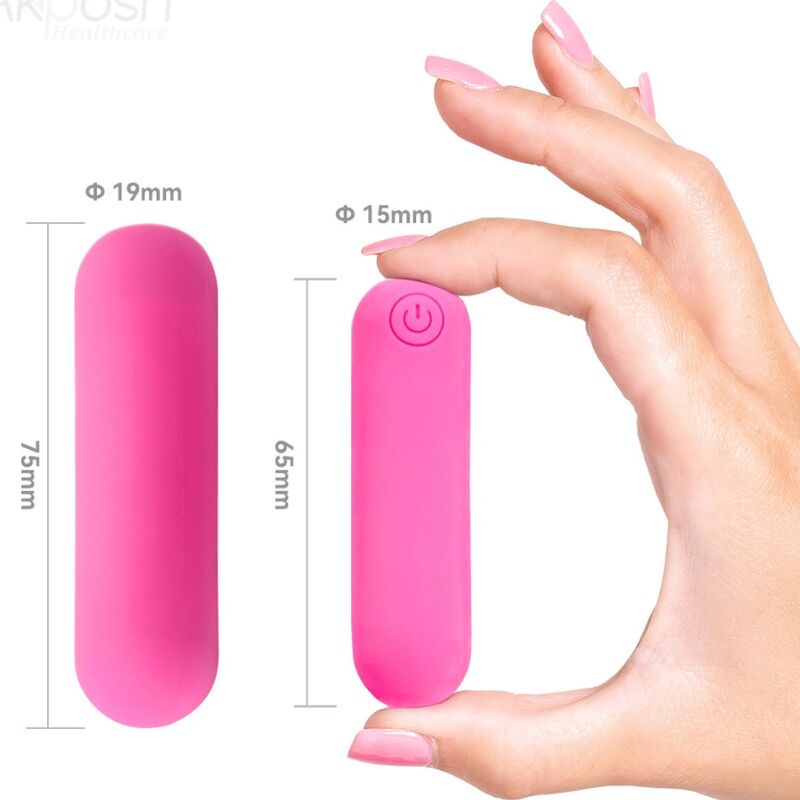 Comprar ARMONY Splash Haha Bala Vibradora Rosa – Silicona Médica Con 10 Modos De Vibración-Noxtic