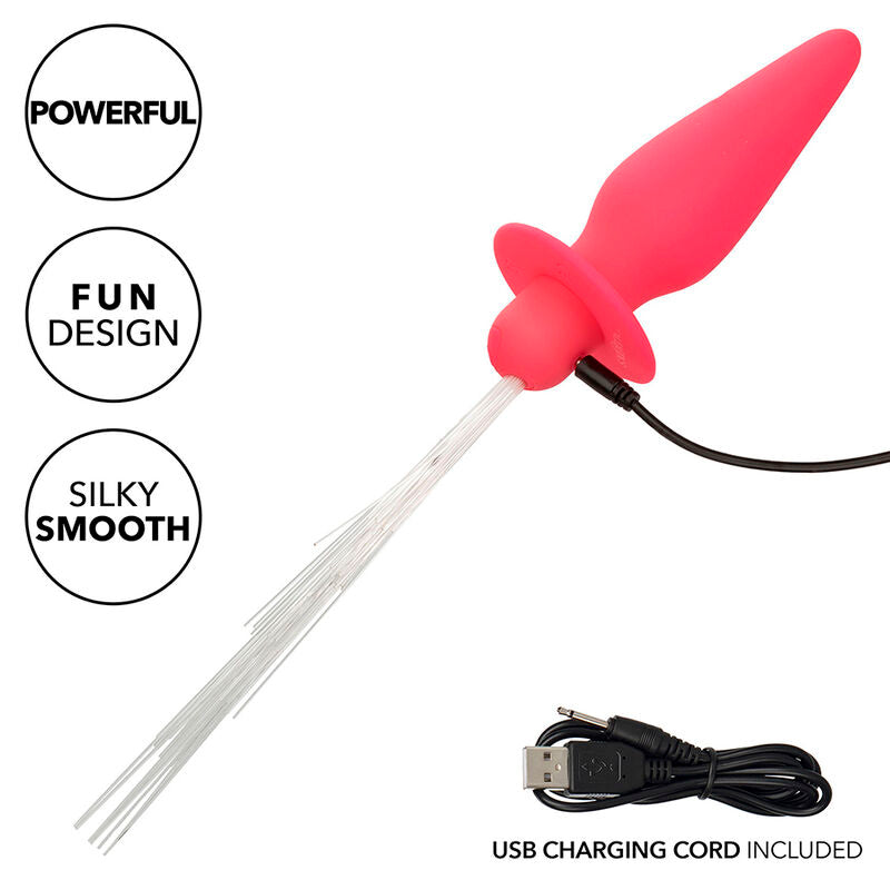 Comprar CALEXOTICS Southern Lights Light Up Plug – Juguete Anal Con 10 Vibraciones De Silicona Médica-Noxtic