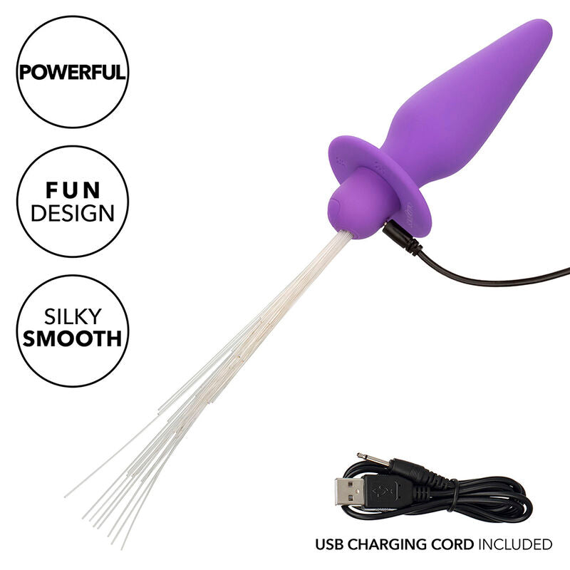 Comprar CALEXOTICS Southern Lights Light Up Plug – Estimulador Anal Con 10 Vibraciones Y Luces Sincronizadas-Noxtic