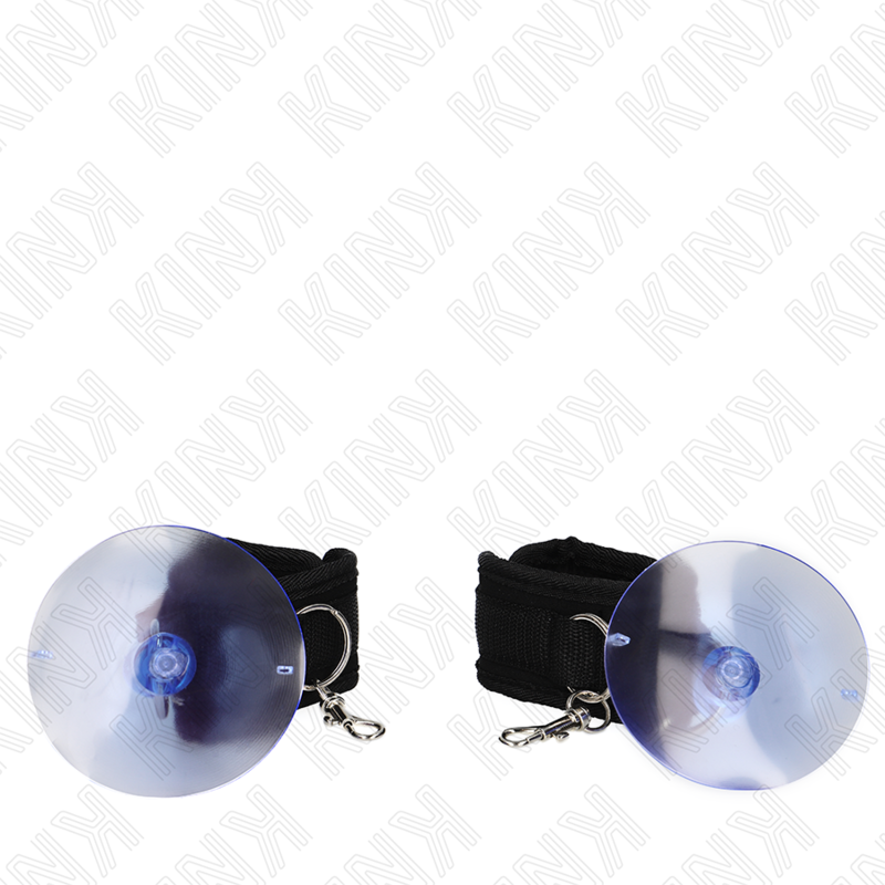 Braccialetti con ventosa neri KINK - Regolabili per comfort e stile durante le tue sessioni di gioco