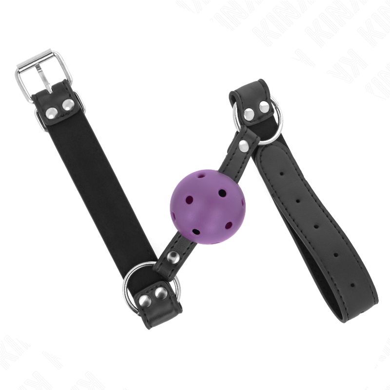 Comprar KINK Mordaza De Bola Transpirable 4 Cm – Diseño Ajustable Con Doble Remache Para Comodidad Durante El Juego-Noxtic