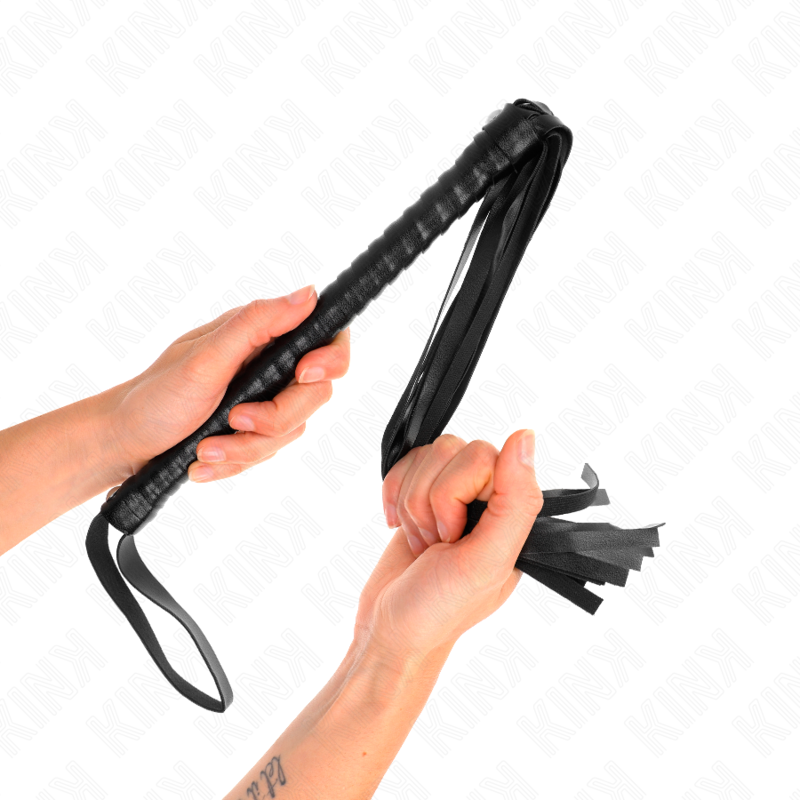 Comprar KINK Látigo Con Mango Texturizado Negro 48.5 Cm – Diseño Ergonómico Para Experiencias Intensas-Noxtic