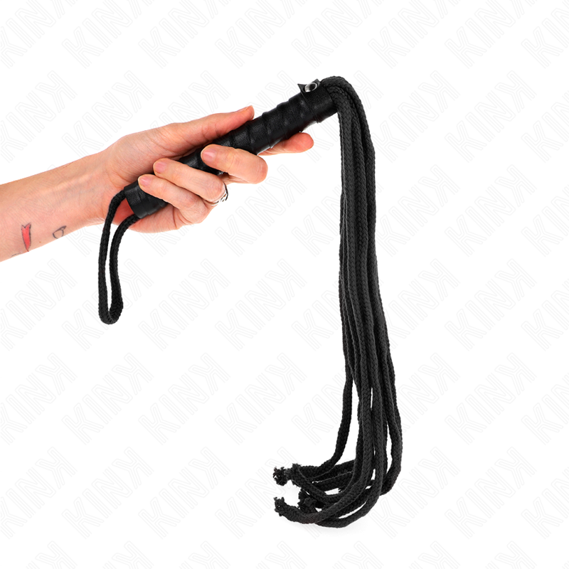 Comprar KINK Látigo De Cuerda Negro 56 Cm – Accesorio Esencial Para Explorar Nuevas Sensaciones-Noxtic