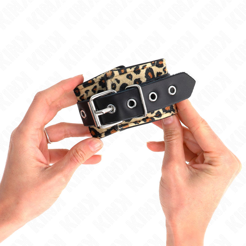 Comprar KINK Muñequera De Cuero Estilo Leopardo – Ajustable Y Elegantemente Diseñada Para Comodidad Y Estilo-Noxtic