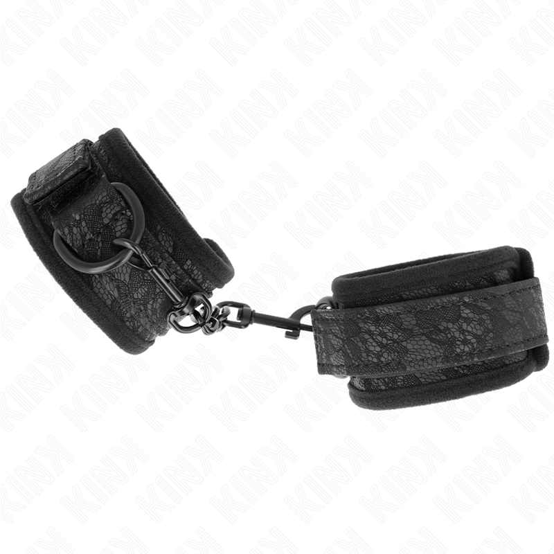 Comprar KINK Muñequera De Encaje Y Neopreno Ajustable Negra – Comodidad Y Estilo Para Explorar Tu Placer-Noxtic