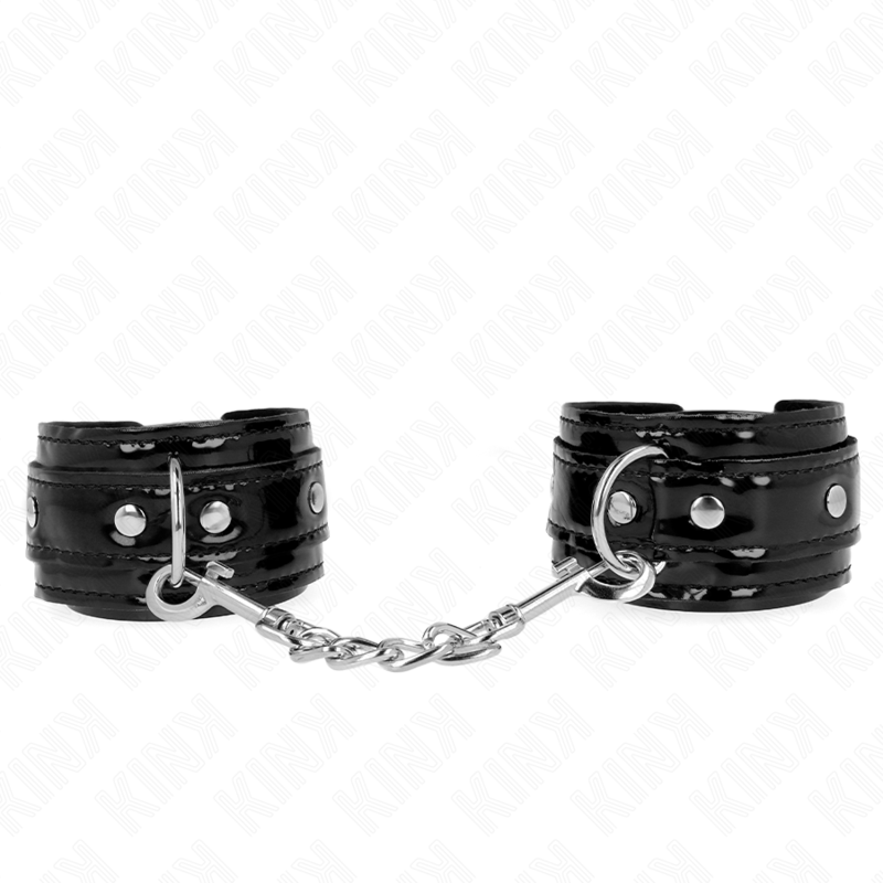 Comprar KINK Muñequeras De Neopreno Brillante – Diseño Ajustable Para Comodidad Y Estilo En Sesiones BDSM-Noxtic