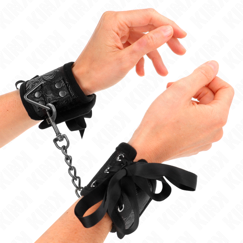 Comprar KINK Muñequeras Diseño Escándalo Negro – Estilo Confortable Para Experiencias Seguras-Noxtic