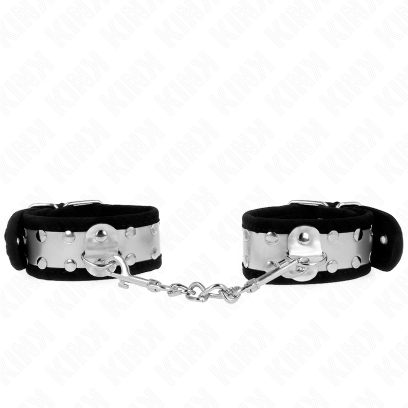 Comprar KINK Muñequeras Finas Negro Plateado 30 x 4 cm – Diseño Elegante Para Exploración Confortable-Noxtic
