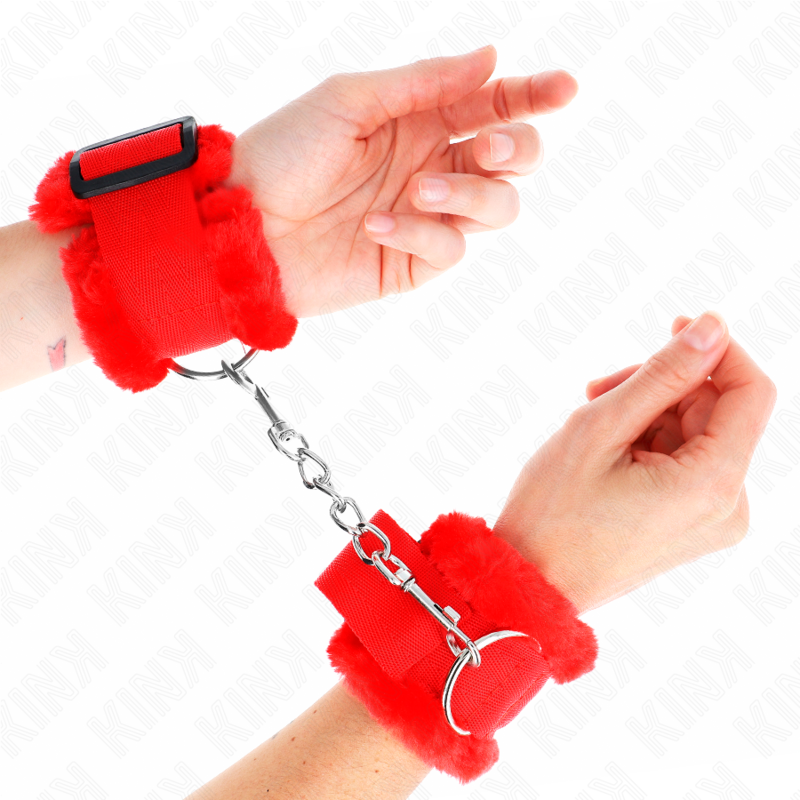 Comprar KINK Muñequeras Forradas Rojas – Diseño Ajustable Para Comodidad y Estilo en la Exploración-Noxtic