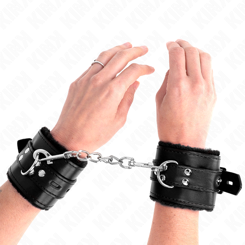 Comprar KINK Muñequeras Forradas Con Agujeros Cuadrados – Correa Ajustable De Cuero Para Estilo Y Confort-Noxtic