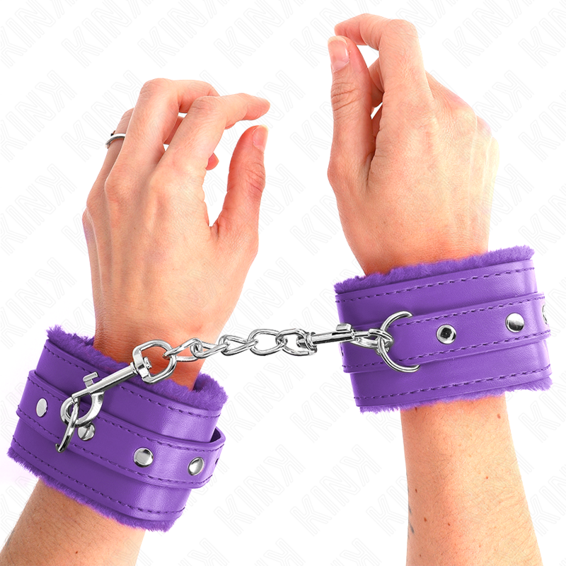 Comprar KINK Muñequeras Forradas Premium Violeta – Diseño Confortable Y Correa Ajustable Para Estilo Y Control-Noxtic