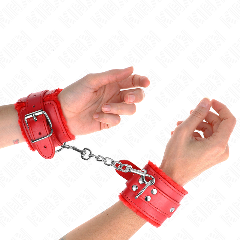 Comprar KINK Muñequeras Forradas Rojas – Diseño Elegante Con Correa Ajustable Para Comodidad Ideal-Noxtic