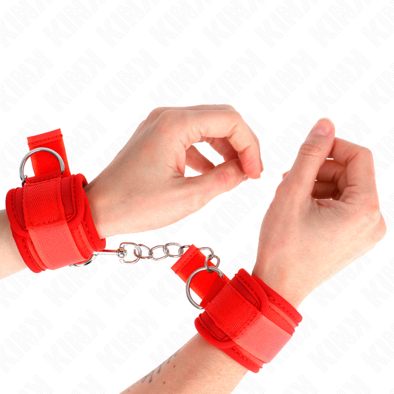 Comprar KINK Muñequeras Neopreno Rojo 42 x 5 cm – Diseño Elegante Para Experiencias Con Estilo-Noxtic