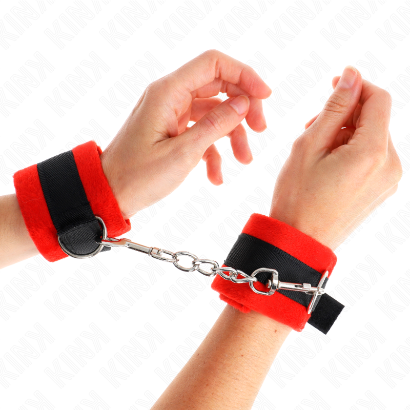 Comprar KINK Muñequeras Para Principiantes Negro-Rojo – Diseño Elegante Para Una Exploración Segura-Noxtic