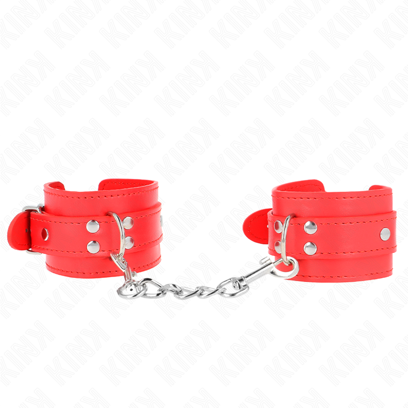 Comprar KINK Muñequeras Sencillas Rojas – Diseño Ajustable Para Comodidad y Estilo-Noxtic