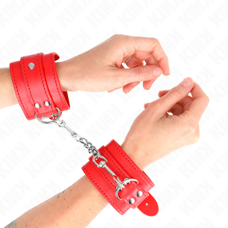 Comprar KINK Muñequeras Sencillas Rojas – Diseño Ajustable Para Comodidad y Estilo-Noxtic