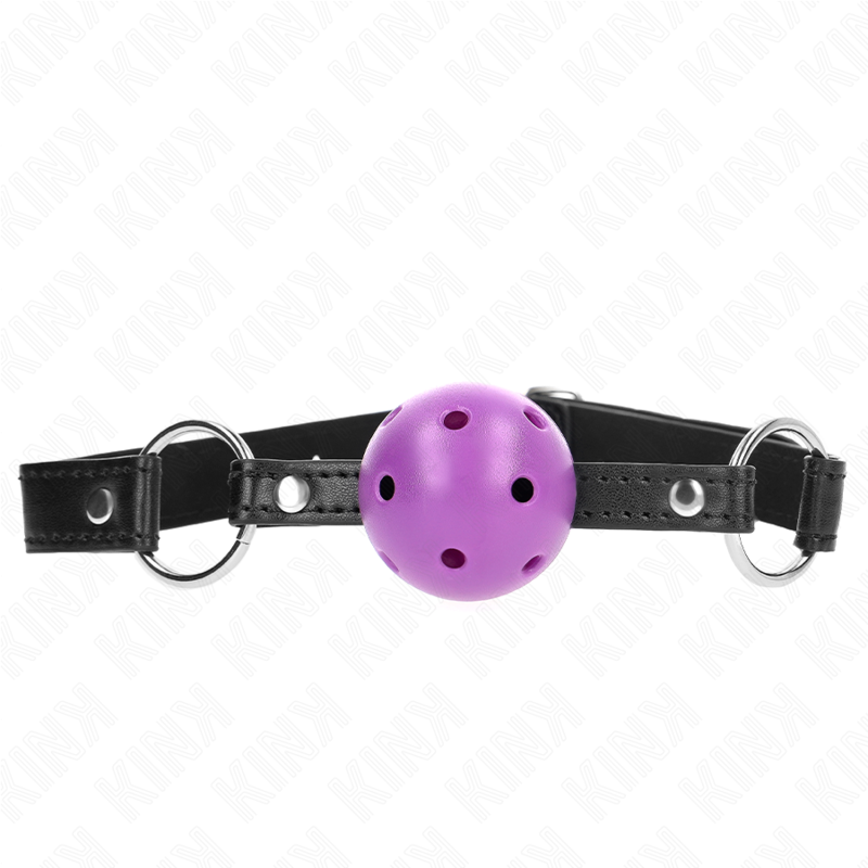 Comprar KINK Mordaza de Bola Morada 4.5 cm – Diseño Moderno en Silicona Médica Para Exploración Sensitiva-Noxtic