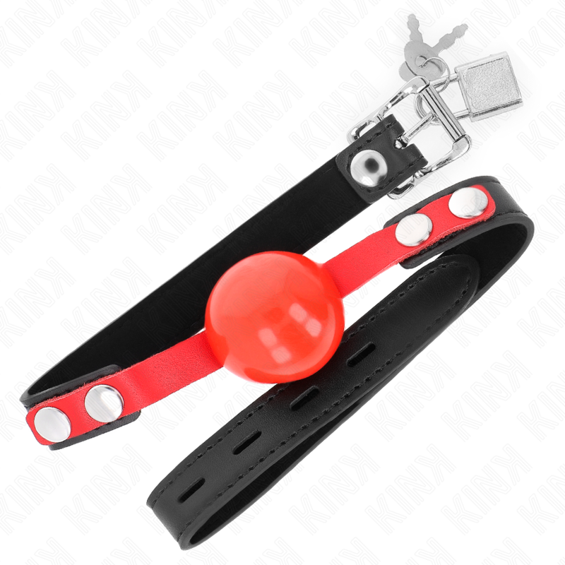 KINK Mordaza De Bola Suave 4 Cm – Diseño Ajustable Para Comodidad En Juegos De Exploración