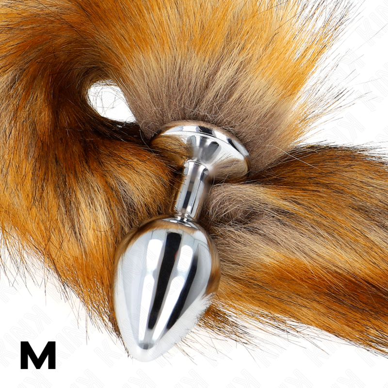 Comprar KINK Plug Anal Talla M 8 X 3.5 Cm Con Cola Sintética – Diseño Divertido Para Exploración Sensorial-Noxtic