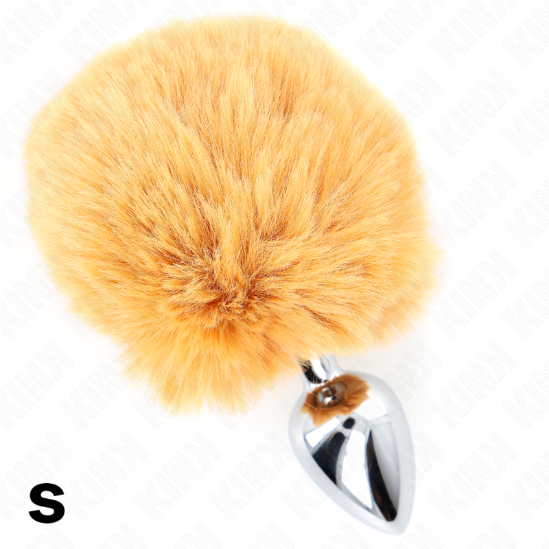 Comprar KINK Plug 7 x 3 cm Acero Inoxidable – Estilo Elegante Con Cola De Conejo De Piel Sintética-Noxtic