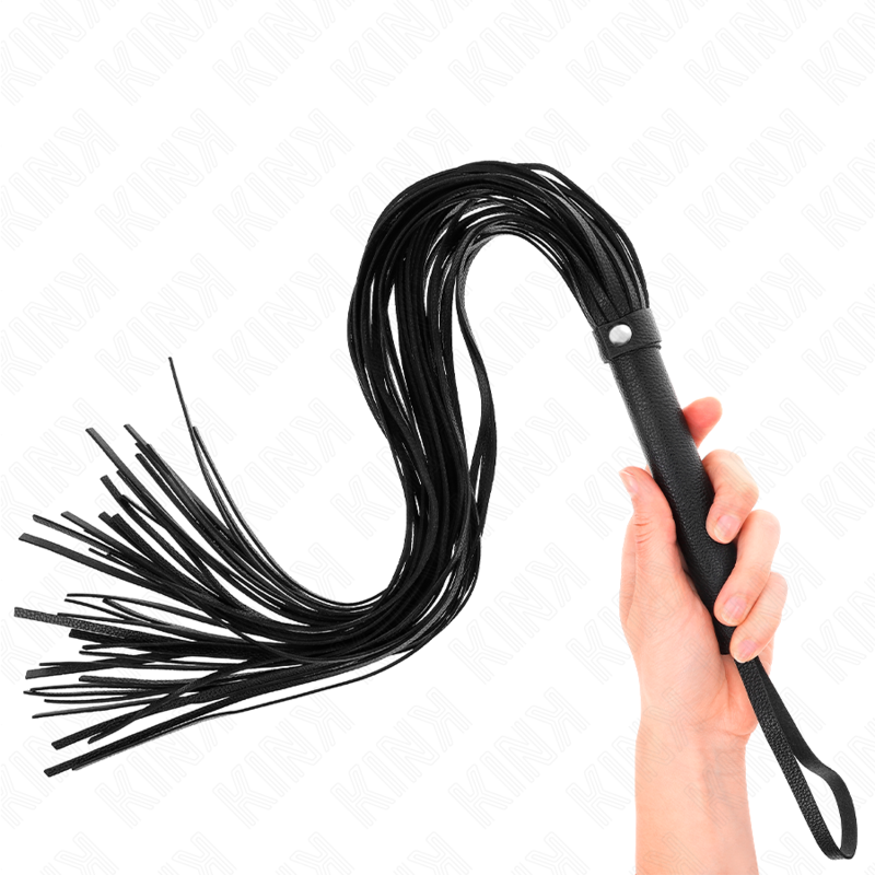 Comprar KINK Látigo PVC Blando Negro 70 Cm – Diseño Ergonómico Para Control Y Sensualidad-Noxtic