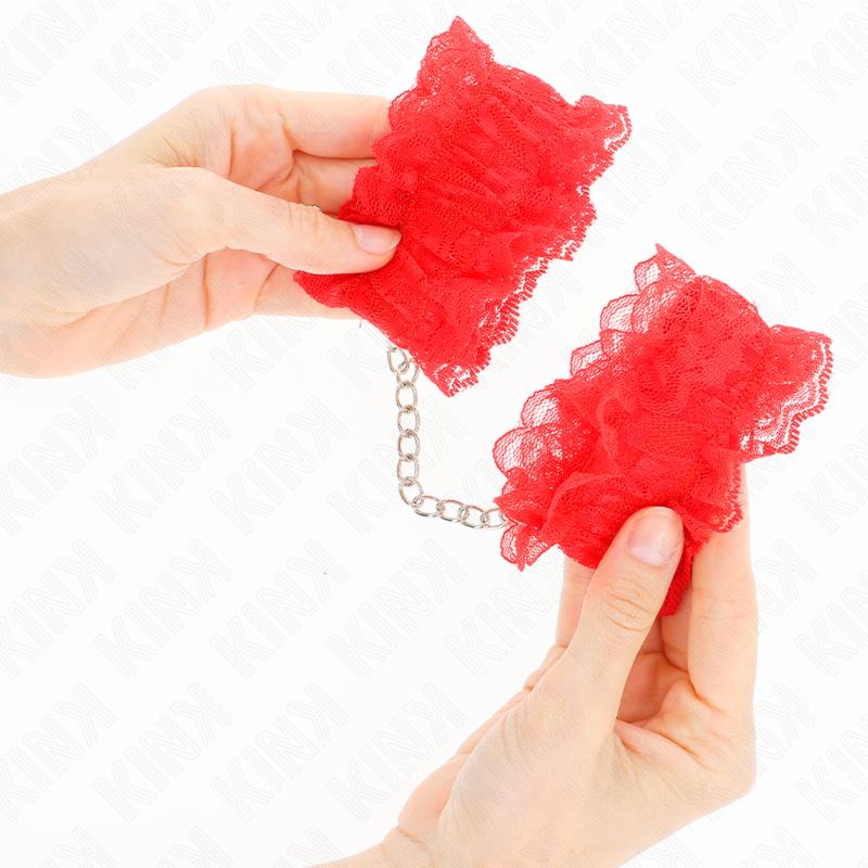 Comprar KINK Muñequera Elástica De Encaje Rojo – Diseño Elegante Para Exploración Con Estilo-Noxtic