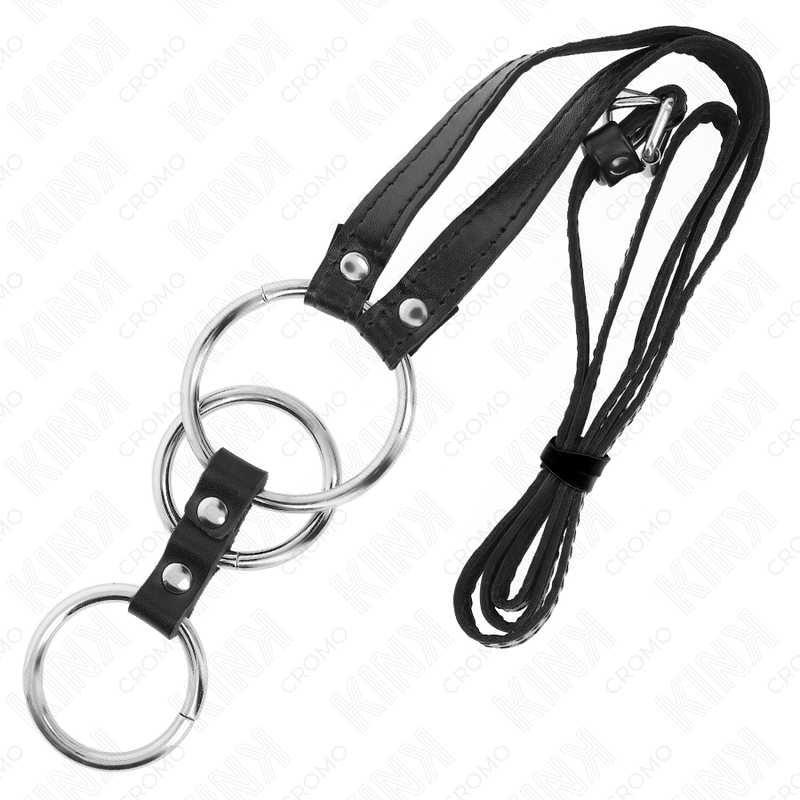 Comprar KINK Anillo Triple De Metal Ajustable – Control Excepcional Y Estimulación Sensorial-Noxtic