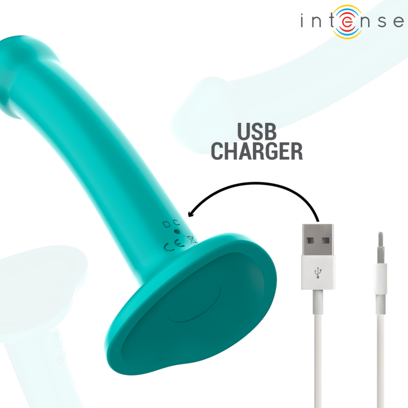 Comprar INTENSE Katie Vibrador Con Ventosa Azul Oscuro – Control Remoto Con 10 Modos De Vibración-Noxtic