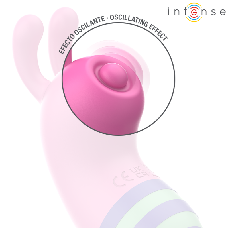 Stimolatore INTENSE Willie Pink Green Bee – Design affascinante per il piacere sensoriale