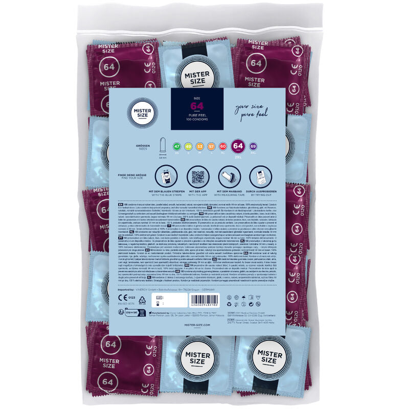 Comprar MISTER SIZE Preservativos Talla XXL 64 Mm – Ajuste Cómodo Para Máxima Libertad Sensitiva-PRESERVATIVOS-Noxtic