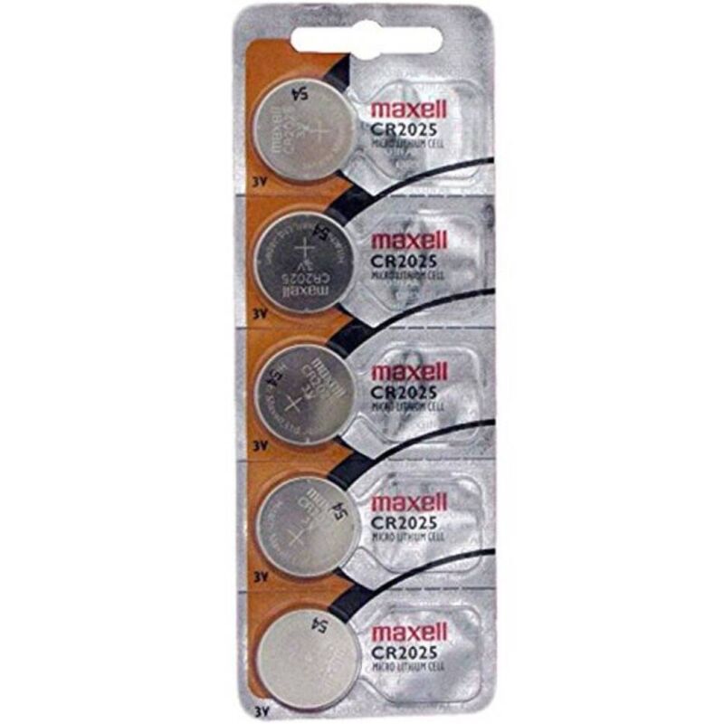 Comprar MAXELL Pila Botón Litio CR2025 3V Blister 5 Unidades – Energía Óptima Para Dispositivos Electrónicos-Noxtic