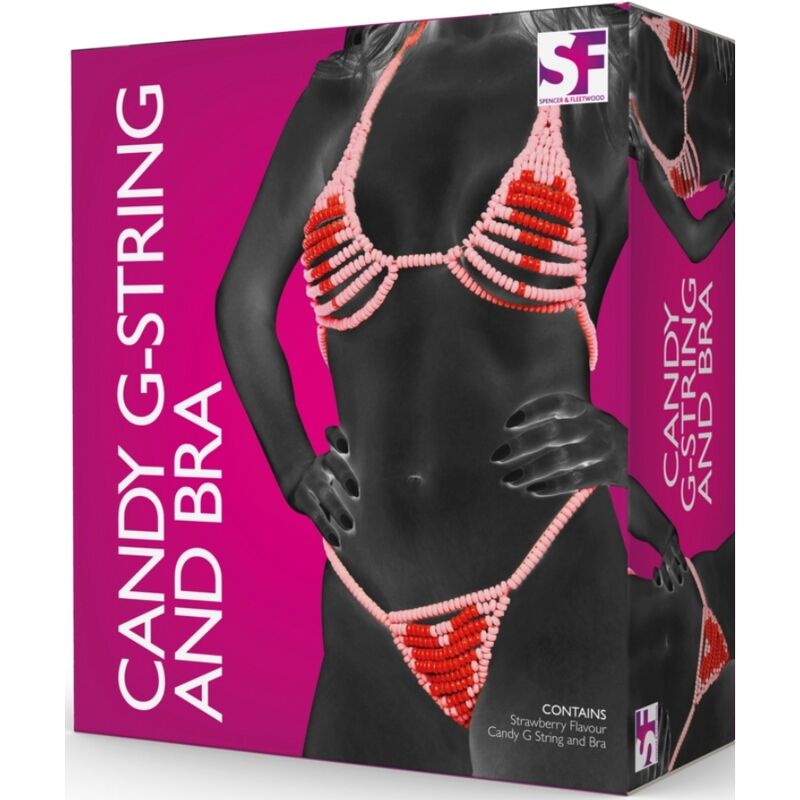 Comprar Spencer & Fleetwood Sujetador Y Tanga Caramelos Lovers – Conjunto Divertido Para Momentos Especiales-Noxtic