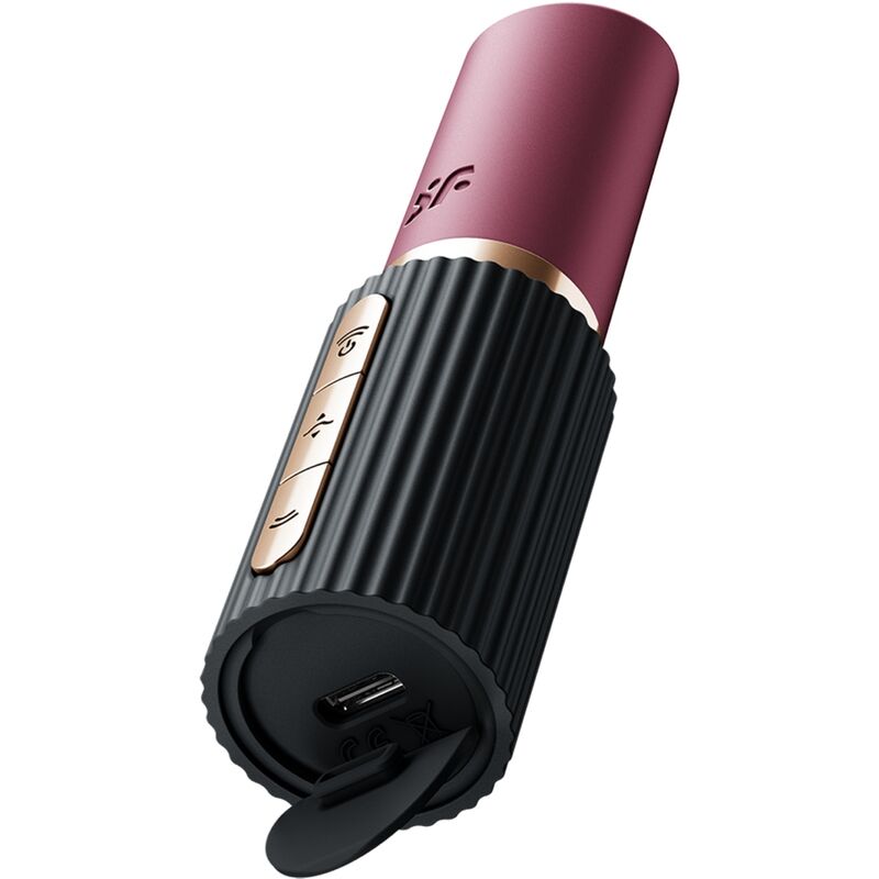 Comprar Satisfyer Pro 2 Kiss Granate Negro – Estimulador Discreto Con Diseño Elegante Para Viajes-Noxtic