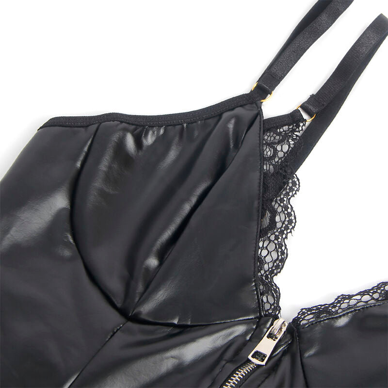Comprar SUBBLIME Conjunto Body Cuero Negro – Diseño Elegante Para Empoderar Tu Confianza-Noxtic