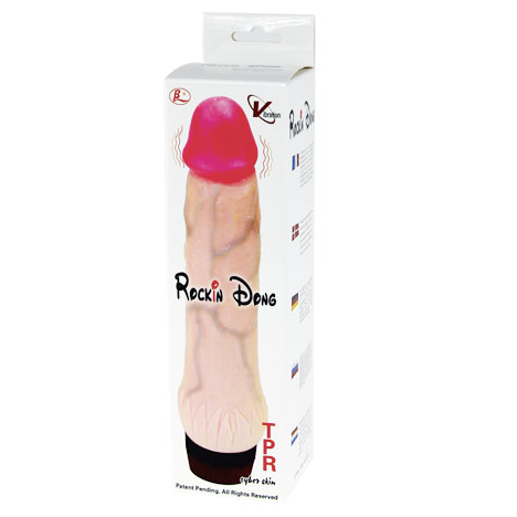 Comprar BAILE Rockin Dong Cyber Skin II – Dildo Realista Con Eje Flexible Y Placer Máximo-Noxtic